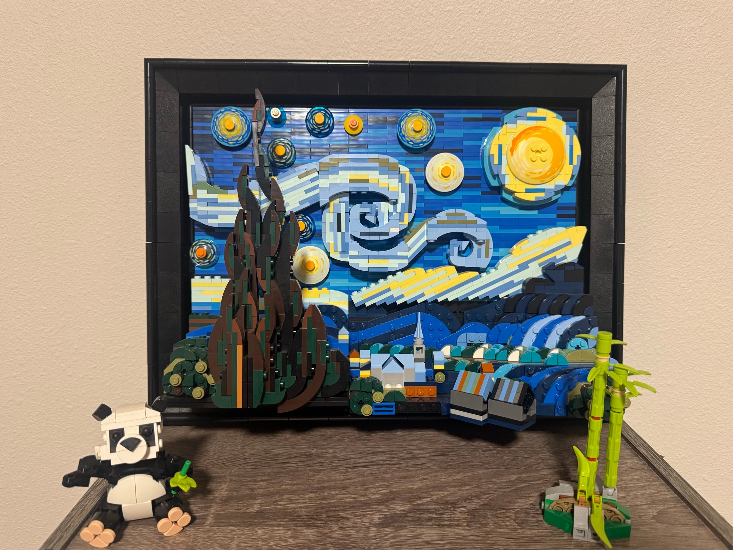 A finished LEGO build